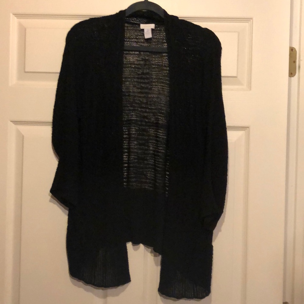 COPY - Chico’s black mesh sweater